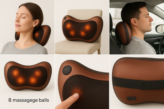 8D Shiatsu Massage Pillow